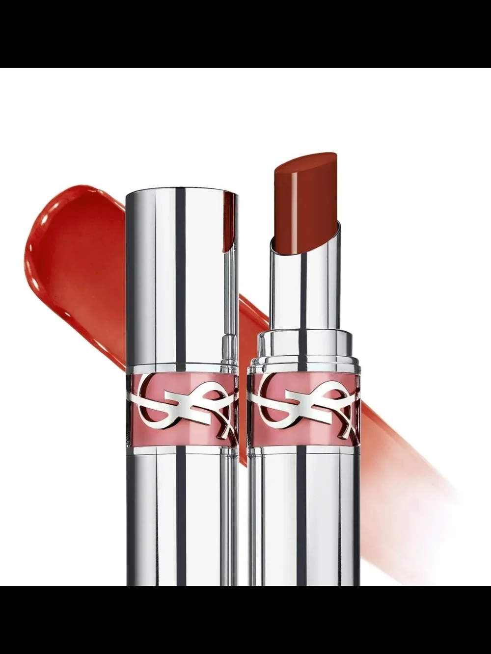 Yves Saint Laurent LoveShine High-Shine Caring Lipstick — Caramel SWIRL 122 NIB